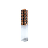 3 Column Wooden Upper Wine Rack Cabinet- Stores 27 standard wine bottles with a display row