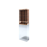 5 Column Wooden Upper Wine Rack Cabinet- Stores 45 standard wine bottles with a display row