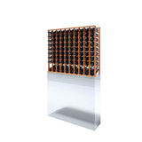 10 Column Wooden Upper Wine Rack Cabinet- Stores 90 standard wine bottles with a display row