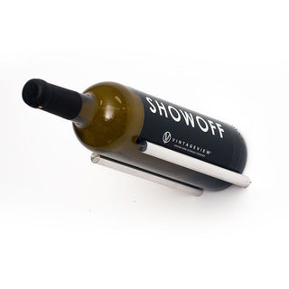 Vino Rail Forward Wine Peg for 1 Bottle in Aluminum