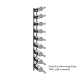 Vino Rail Flex Mounting Strip in Gloss Black