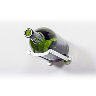 Vino Rail Magnum Bottle Cork Forward Wine Peg in Aluminum With Collars