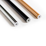 Vintage View Rods in Chrome, Matte Black, and Golden Bronze