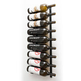 W Series Magnum Bottle Rack in Matte Black Storing 9 Bottles