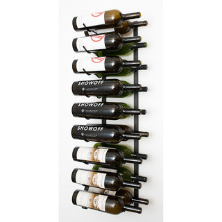 W Series Magnum Bottle Rack in Matte Black Storing 18 Bottles