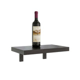 W Series Shelf in Matte Black Stores 3 Bottles