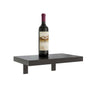 W Series Shelf in Matte Black Stores 3 Bottles