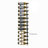 W Series 4 Foot Tall Rack in Chrome Luxe Storing 12 Bottles