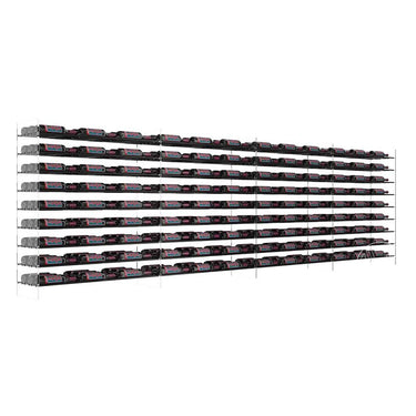 Evolution Wine Tower 47in Metal and Acrylic Wine Rack