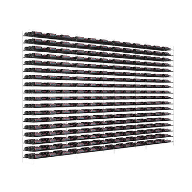 Evolution Wine Tower 92in Metal and Acrylic Wine Rack