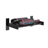 Evolution 5 in. High 1 Column Wine Wall in Matte Black Storing 2 Bottles