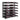 Evolution 30 in. High 2 Column Wine Wall in Matte Black Storing 36 Bottles